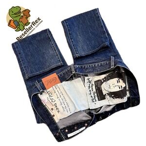 Cartel Blue King of Pot Bruce Perlowin Men's Denim Jeans Signed Limited Ed 30x34